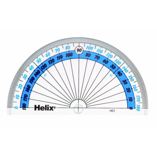 Helix H01040 10cm 180 Degree Protractor