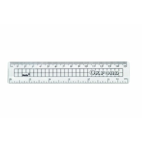 Helix Oxford Metric Imperial Ruler 15CM