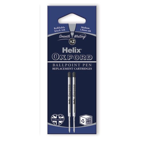 Oxford Ballpoint Pen Refills Twin Pack