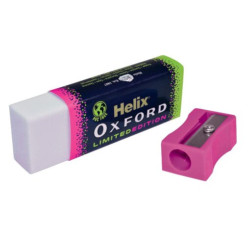 Helix Oxford Clash Eraser And Sharpener