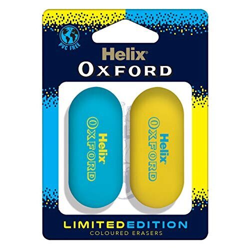 Oxford Clash Twin Pack Of Erasers