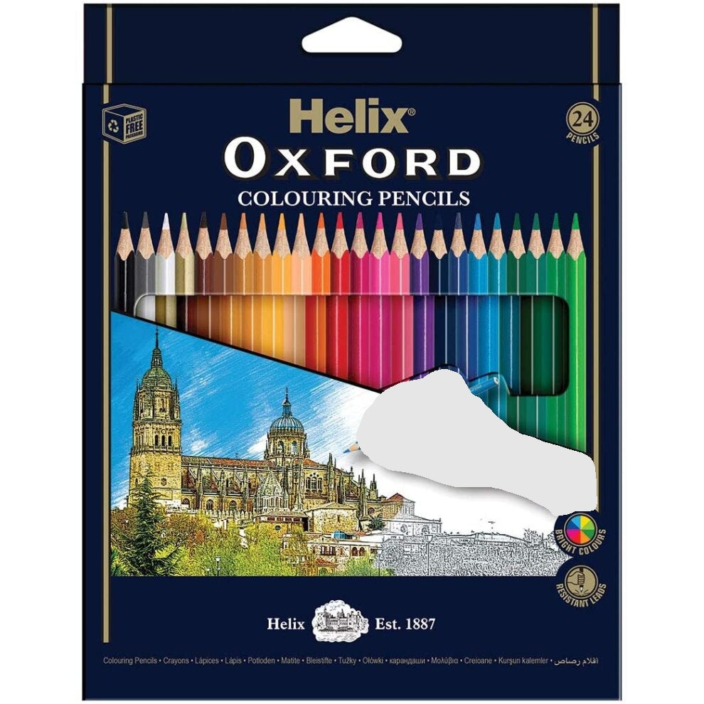 Helix Oxford Colouring Pencils Packs