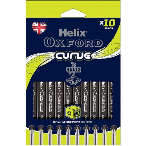 Helix Oxford Curve Pens - Assorted Colours