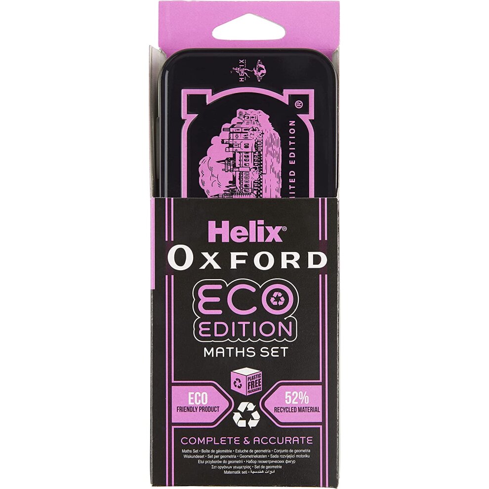 Helix Oxford Eco Maths Set Pink