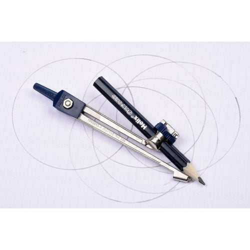 Helix Oxford Metal Compass & Pencil