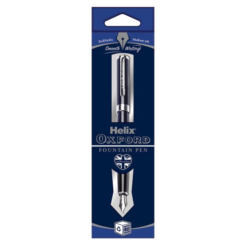 Helix Oxford Premium Fountain Pen with Plastic Free Packaging