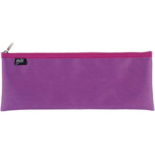 Helix Nylon Exam Pencil Case Co-ordinated  Zip 330 X 125mm