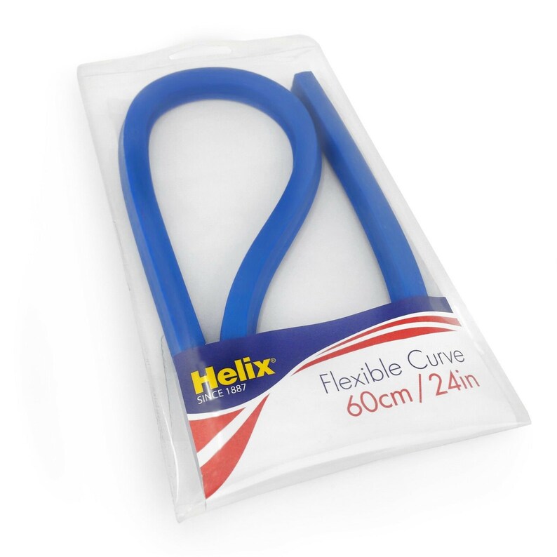 Helix Flexible Curve Ruler Drafting Drawing Tool French Curved Rule Shapes Maths