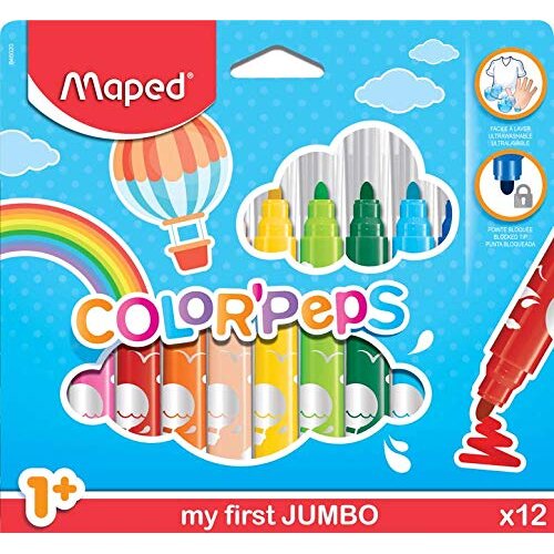 Maped Color'Peps My First Jumbo Colouring Pens Multicolor Age 1+