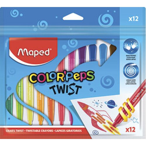 Maped Color Peps Twist Crayons