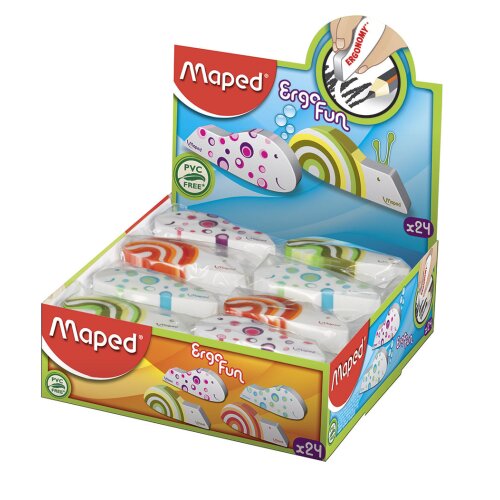 Maped Ergo Fun Eraser Plastic Assorted colors 1 Piece