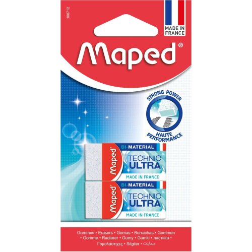 Maped Technic Ultra Classic or Mini Eraser Premium Quality Dust Free