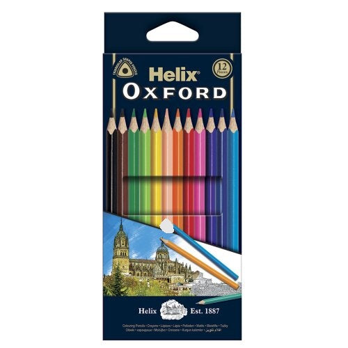 Oxford Colouring Pencils 7" 12 Pack