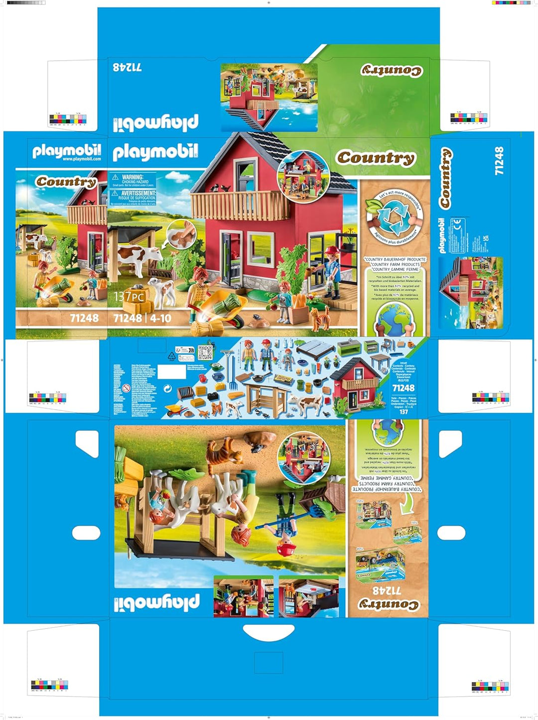 Playmobil 71248 Farmhouse with Outdoor Area
