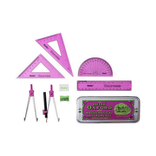 Oxford Clash Pink Maths Set