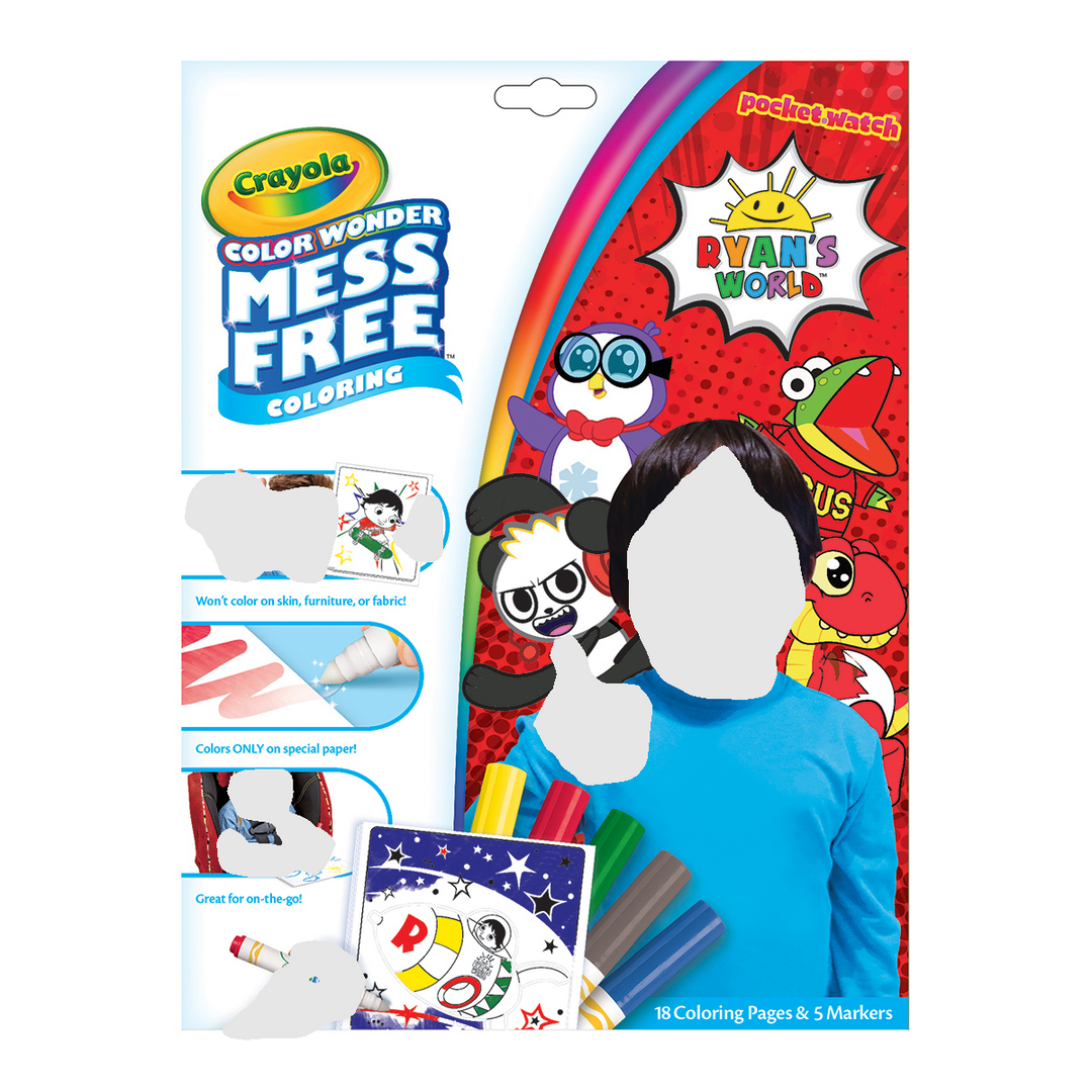 Crayola Ryan's World Color Wonder Mess Free Book