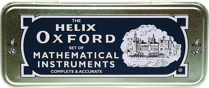 Helix Oxford Maths Geometry Colours Traditional Set In Tin B43000  Stationery