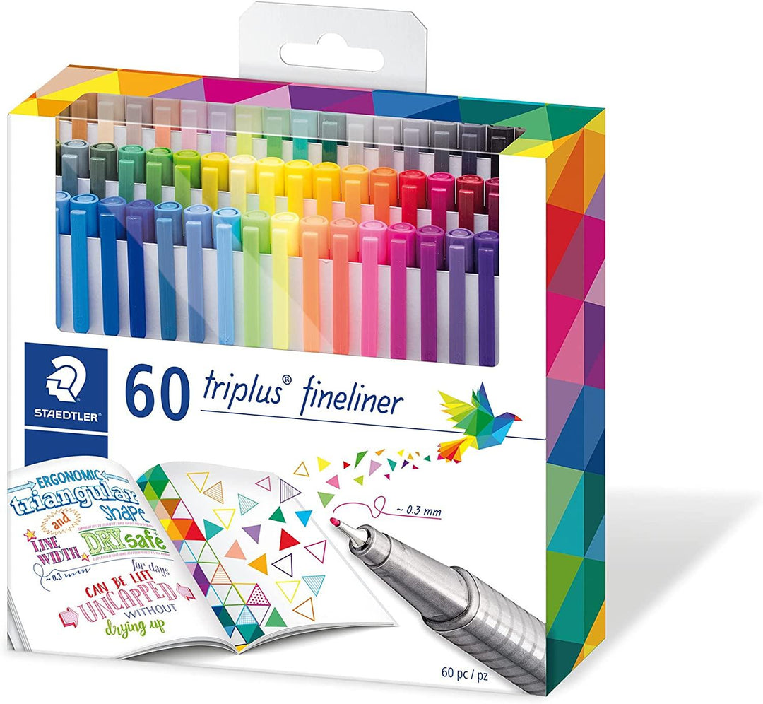 Staedtler 0.3 mm Triplus Fineliner Pens Assorted Colours