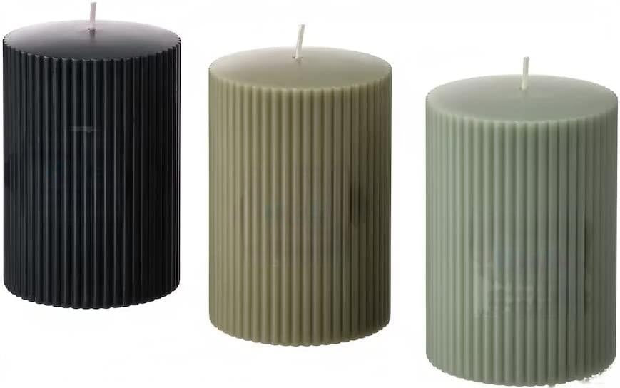 Ikea Scented Pillar Candle 30 Hr 3 Pack