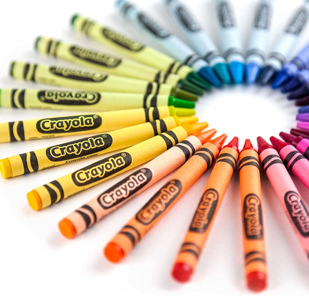 Crayola 8 Or 24 Assorted Wax Crayons Colouring Crayons