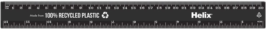 Helix Recycled Plastic Ruler 30CM