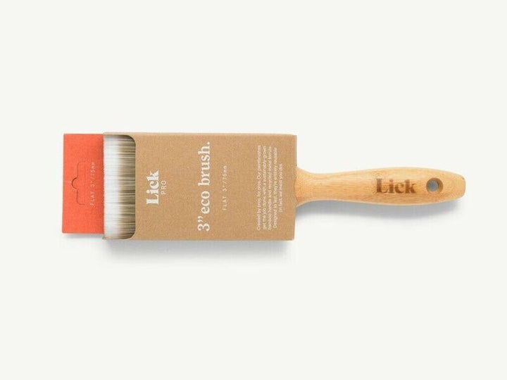 Lick Pro Flat Eco Bamboo Handle Paint Brush