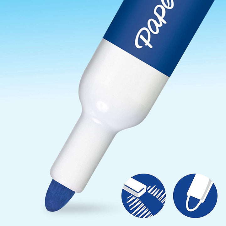 Papermate  BLUE Drywipe Whiteboard Markers Single