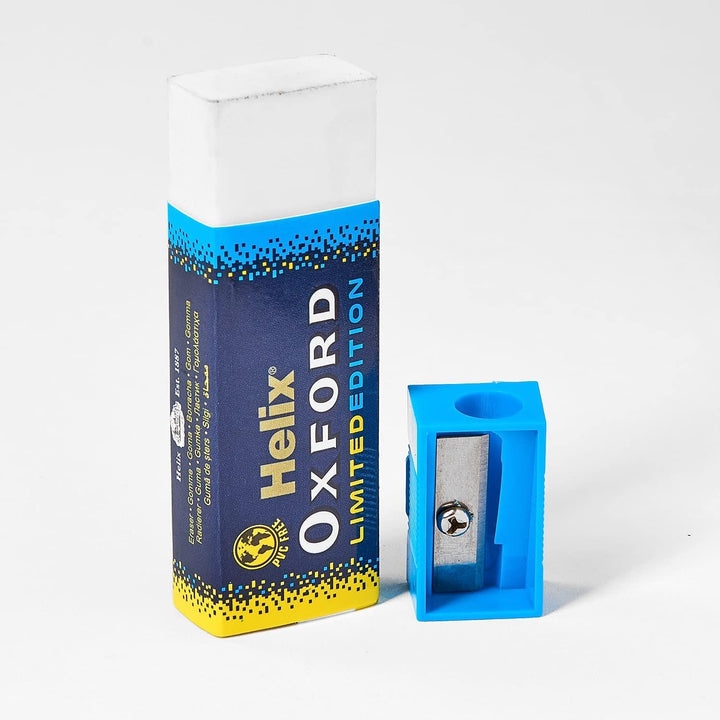 Helix Oxford Clash Eraser And Sharpener