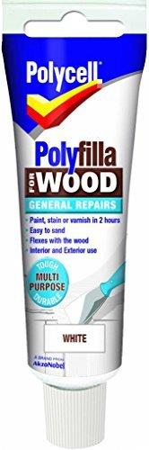 Polycell White Tube Polyfilla Wood General Repair 75 gram