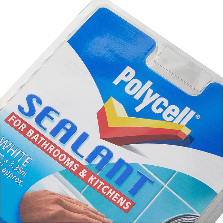 Polycell sealant strip bathroom and kitchen-white