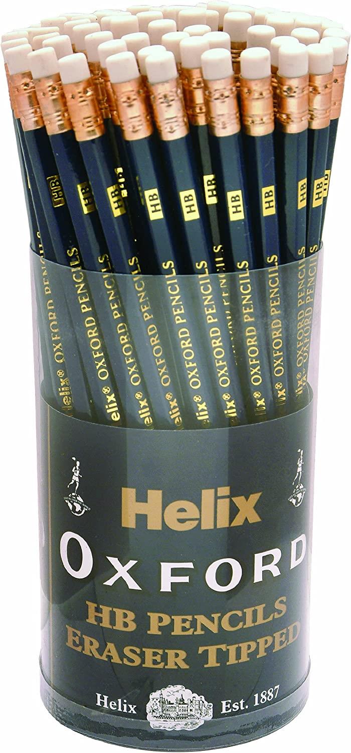 Oxford Eraser Tipped HB Pencils 1 Tub 72 Pack