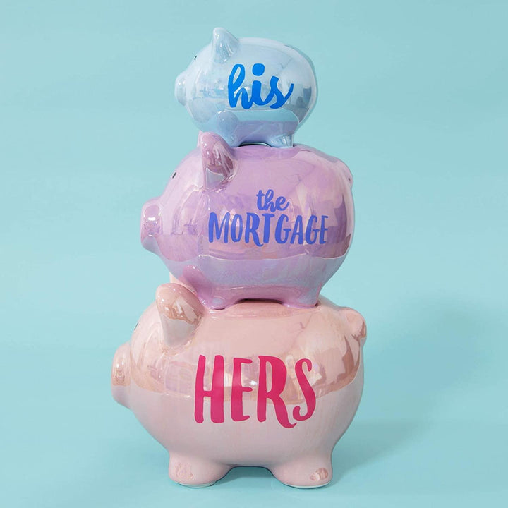 Pennies & Dreams Ceramic Piggy Bank