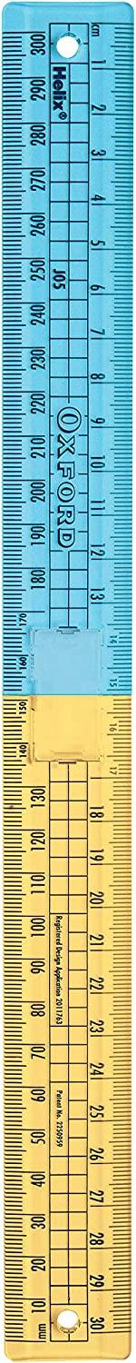 Helix Oxford Clash 30cm Folding Ruler