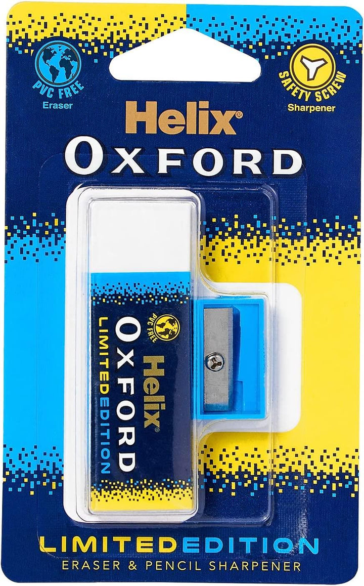 Helix Oxford Clash Eraser And Sharpener