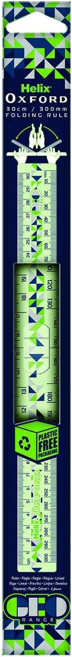 Helix Oxford Geo Folding 30cm Ruler