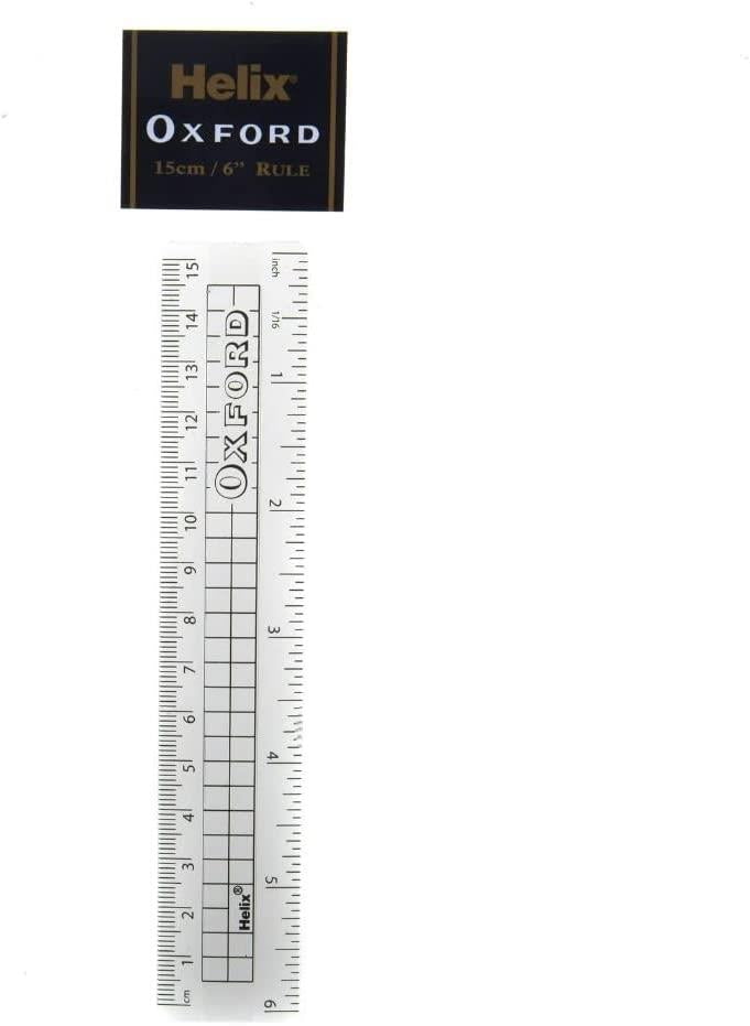 Helix Oxford Metric Imperial Ruler 15CM