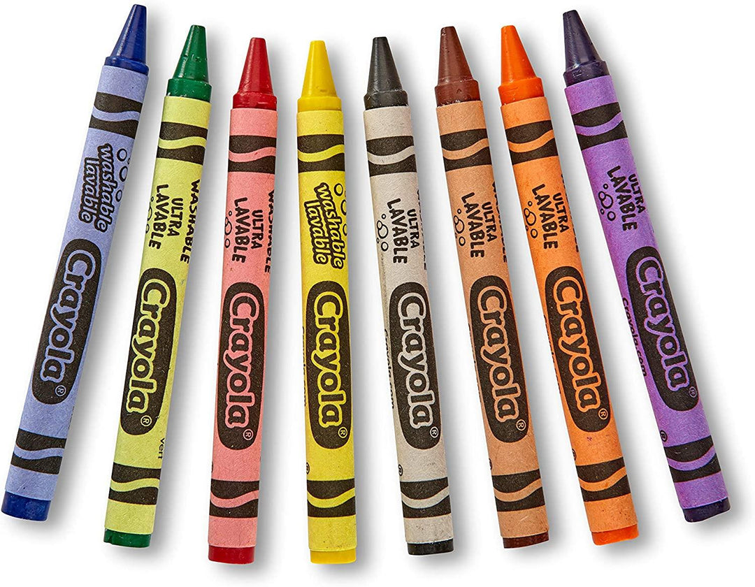 Crayola Ultra Clean Washable Large Crayons 8 Pack