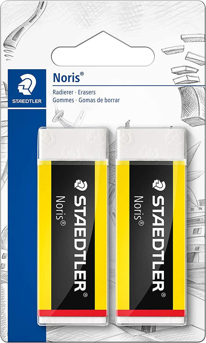 Staedtler Pack of 1 Blister With 2 Erasers Noris