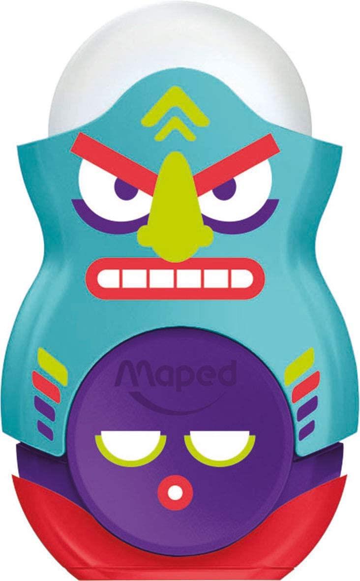 Maped Loopy Totem Duo Eraser and Sharpener