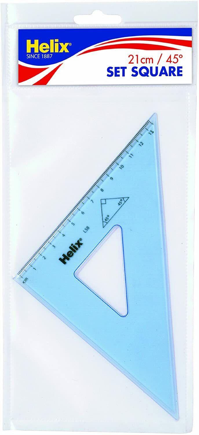 Helix 21CM/45 degree Set Square