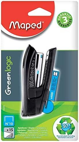 Maped Greenlogic Pocket Stapler including 400 staples