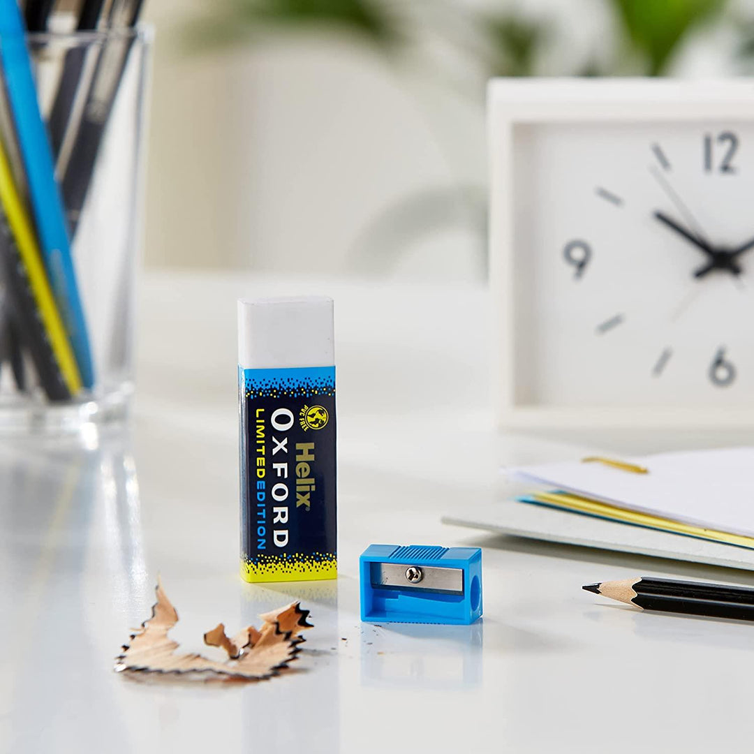 Helix Oxford Clash Eraser And Sharpener