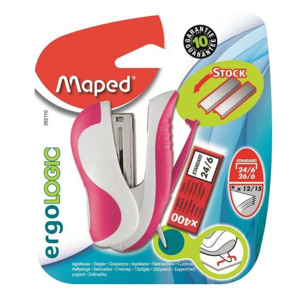 Maped Ergologic Pocket Stapler including 400 staples