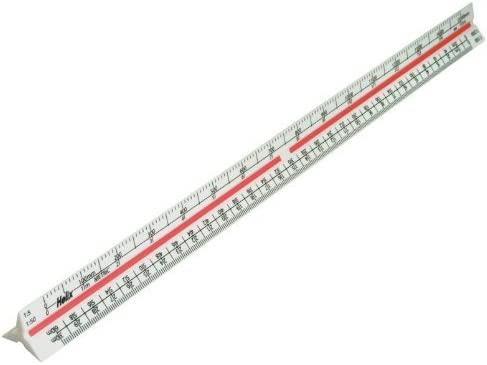 Helix Triangular Scale Ruler 300MM/30CM