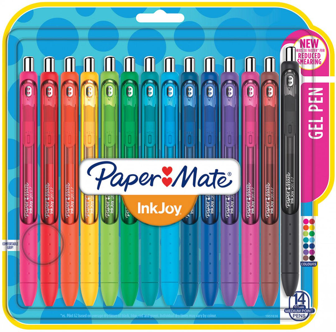 Papermate Inkjoy Gel - 3 Pack - (yellow/green/purple)