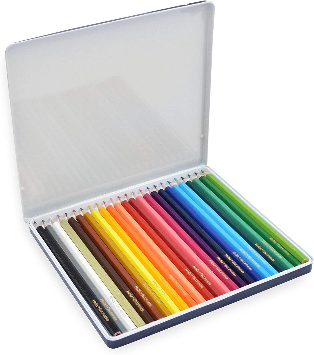 Helix Oxford Colouring Pencils in Metal Tin