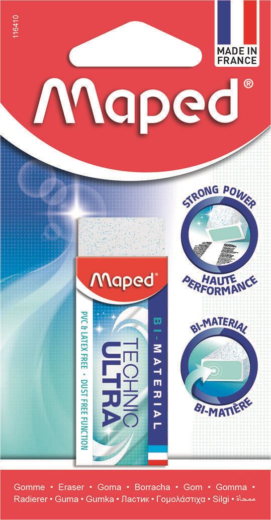 Maped Technic Ultra Classic or Mini Eraser Premium Quality Dust Free