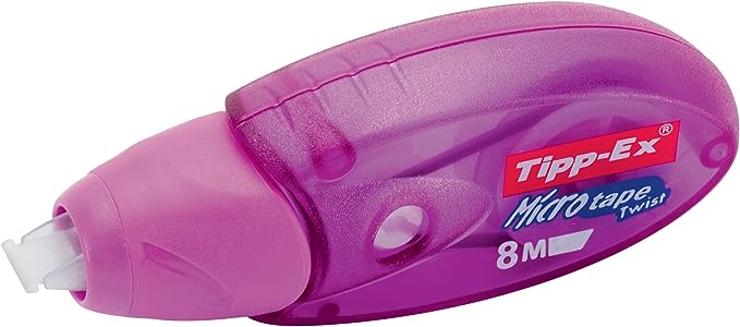 BIC Tipp-Ex Microtape Twist Correction Tape, 8m x 5mm