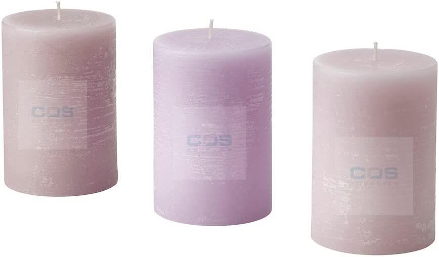 Ikea Scented pillar candle 30 hr-Assorted