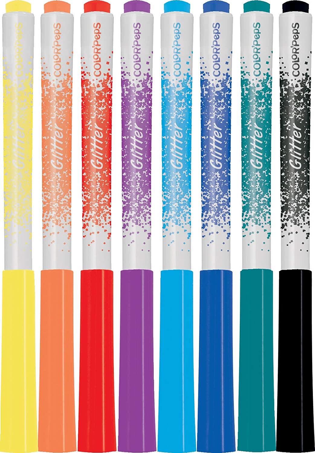 Maped Color'Peps Glitter Felt Tip Pens 8 Pack